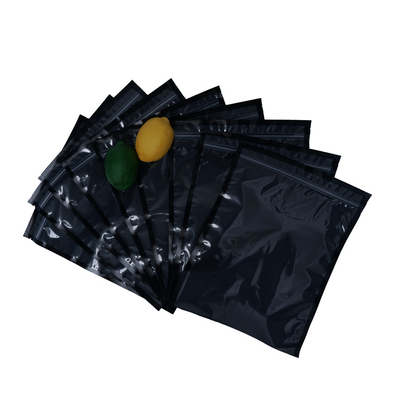 명백한 검은 BPA 무료 히트 실 Zip 팁 음식 플라스틱 폴리프로필렌제 백