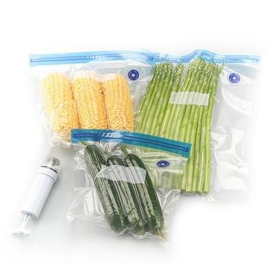 Sous Vide 부대 투명한 Resealable 지퍼 음식 부대 해산물 부대