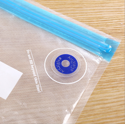 음식 Vauum 저장 지퍼 자물쇠 Sous Vide 부대 PA PE 손잡이 펌프 부대는 돋을새김했습니다