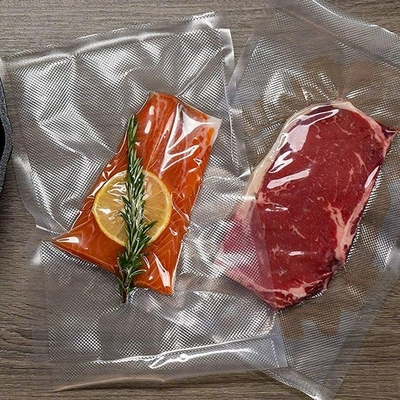 풀 메시 외부 진공 포장은 식료품 보존 엠보싱된 밀봉기 명부를 회전시킵니다