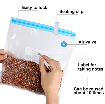 공기판을 가진 장시간 음식 저장 Sous Vide 부대 진공 봉인자 부대