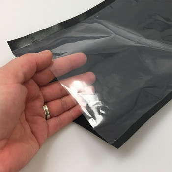 지퍼와 검은 명백한 프리 삭감 진공 씰러 가방 폴리 재료
