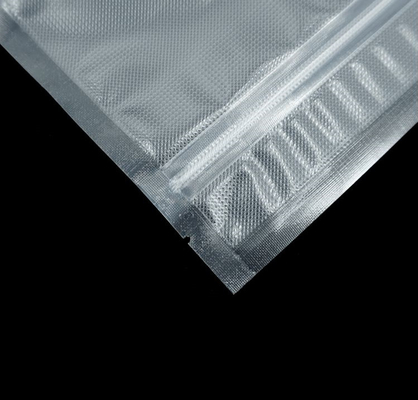 투명성 PE 음식 진공 지퍼 백 높은 타이어 펑크 마모 저항력