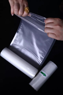 PE PA 진공 물개 목록 마이크로파를 위한 플라스틱에 의하여 돋을새김되는 진공 봉인자 부대 Rolls