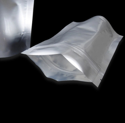 광택이 없는 알루미늄 호일 포장 지퍼 잠금 가방 Mylar 보관 식품 스탠드 업 파우치