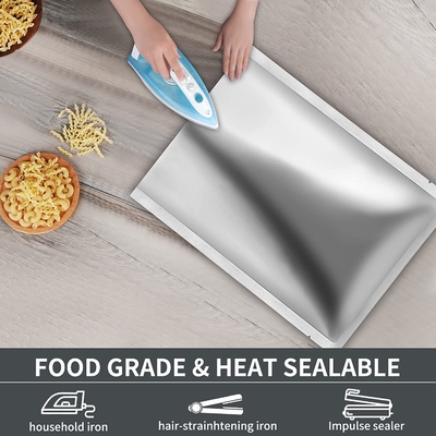 무료 샘플 음식 저장을 위한 금속을 입힌 알루미늄 호일 부대 Resealable Mylar 부대