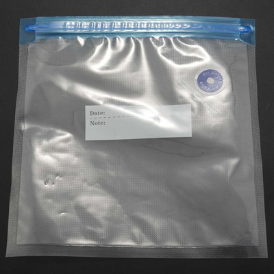 휴대용 펌프가 있는 식품 지퍼 Loc 재밀봉 가능한 지퍼 Sous Vide 가방