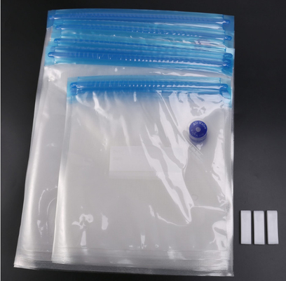주문 로고 Sous Vide 진공 음식 저장 부대 PE PA 돋을새김