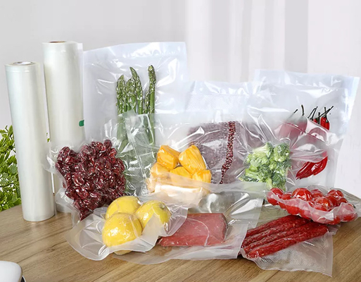 음식 보호기 나일론 진공 저장 부대를 위한 Sous Vide 플라스틱에 의하여 돋을새김되는 진공 봉인자 부대