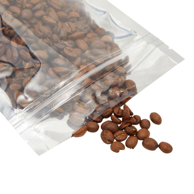 Resealable 알루미늄 호일은 창을 가진 주머니 부대 음식 저장 냄새 증거를 위로 서 있습니다