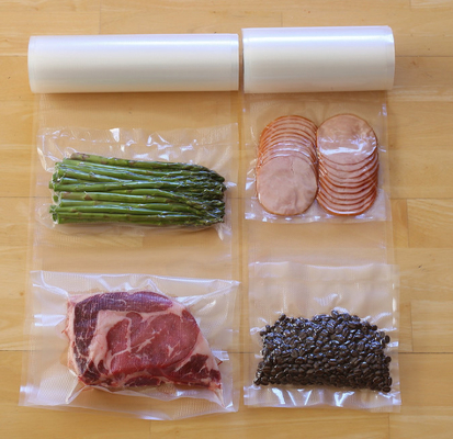 음식 급료 나일론 투명한 진공 물개 부대 Rolls 짜임새 플라스틱 신선 식품